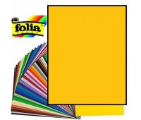 Двухсторонний декоративный картон фотофон Folia Photo Mounting Board 300 г/м2,50x70 см №15 Golden yellow Желто-золотой