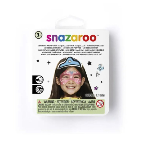 Набір фарб для гриму Mini Face Paint Chick 3x3,75 мл, Жовтий, Червоний, Білий