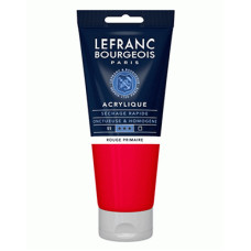 Акрилова фарба Lefranc Fine Acrylic Color 200 мл, 437 Primary red Основний червоний