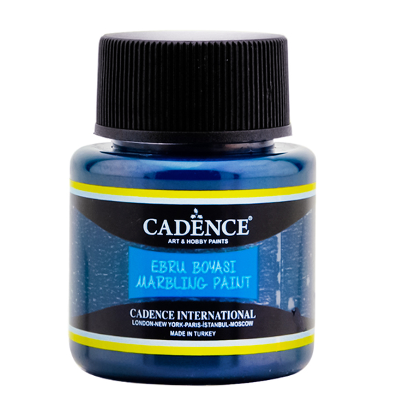 Краска для эбру Cadence Marbling paint, 45 мл, Бирюзова