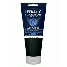 Акрилова фарба Lefranc Fine Acrylic Color 200 мл, 552 Sap green Зелений трав'яний