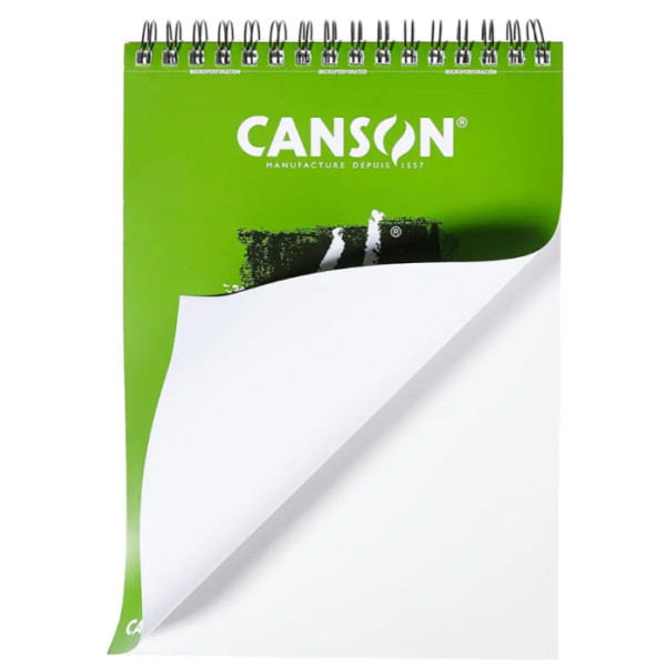 Альбом для эскизов на спирали XL Dessin Light grain 160 г, 21x29,7 см - A4, 50 листов, Canson