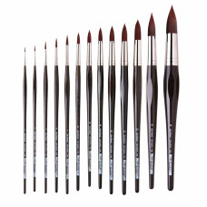 Пензель синтетика кругла daVinci 7785 Red-brown synthetic fibre, №8