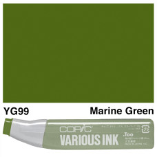 Чорнило Copic Various Ink для маркерів YG-99 Marine green Темно-зелений арт 2007658