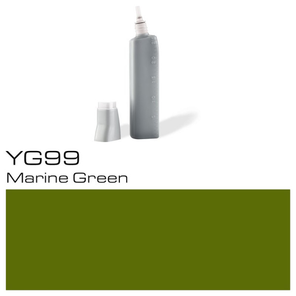 Чорнило Copic Various Ink для маркерів YG-99 Marine green (Темно-зелений)