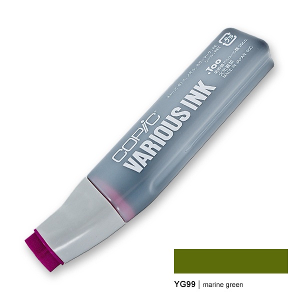 Чорнило Copic Various Ink для маркерів YG-99 Marine green (Темно-зелений)