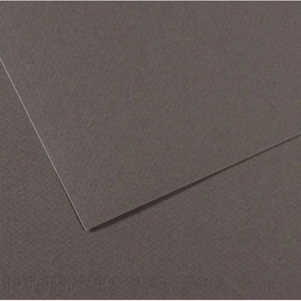 Бумага для пастели Canson Mi-Teintes, №345 Темно-серый Dark gray, 160 г/м2, 75x110 см