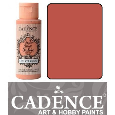 Краска по ткани Cadence Style Matt Fabric Paint, 59 мл, Коралловый