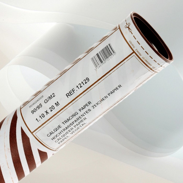 Калька в рулоні CANSON Tracing Paper щільність 90г 1,1 x 20 м 0012-129