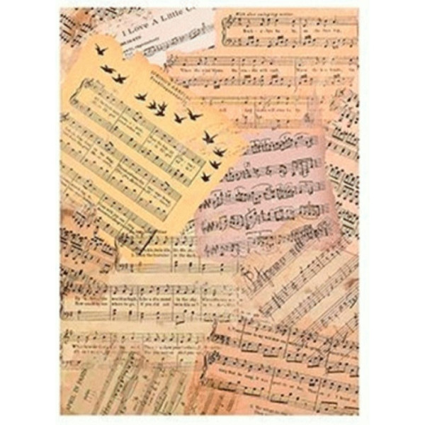 Декупажная карта на рисовой бумаге Rice Paper Decoupage Cadence, №3, №191
