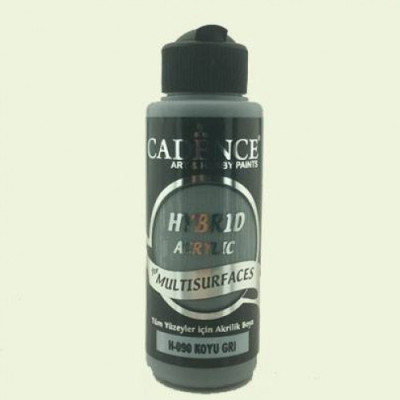 Універсальна акрилова фарба Hybrid Acrylic for Multisurfaces Cadence № 90, 120 мл, Темно-сірий