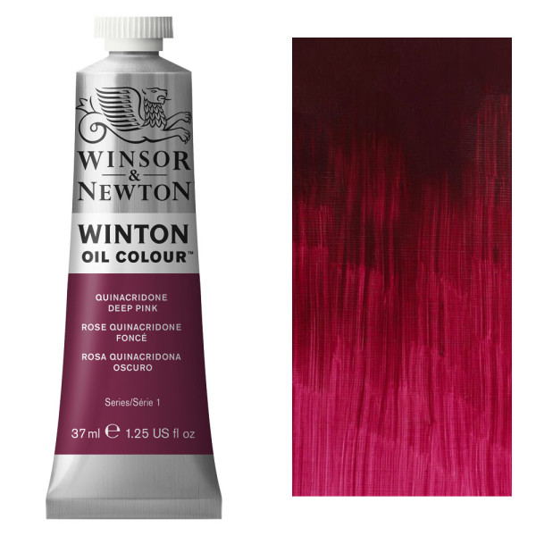 Фарба олійна Хінакрідон темно-рожевий Winsor Newton Winton Oil Colour, №250 Quinacridone Deep Pink