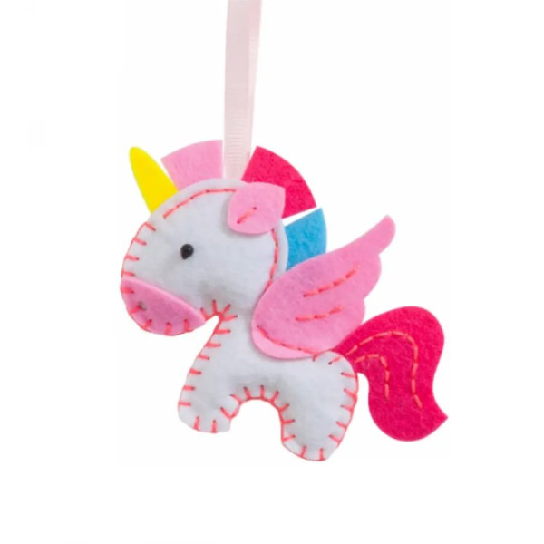 Набір із фетру для пошиття міні заготовки Folia Mini felt sewing sets , Єдиноріг арт. 52910