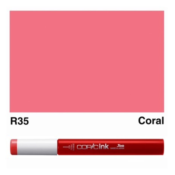 Заправка для маркерів COPIC Ink, R35 Coral Кораловий, 12 мл