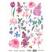 Декупажная карта на рисовой бумаге Rice Paper Decoupage Cadence, №432