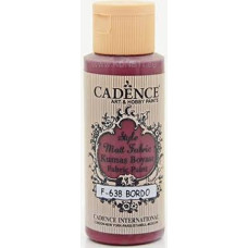 Фарба для тканини Бордова №638 Bordeaux, Style Matt Fabric Cadence, 59 мл