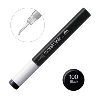 Чернила для заправки маркеров Copic Ink 100 Black Черный, 12 мл