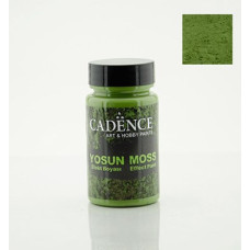 Акриловая краска для создания эффекта мха Cadence Dark Green Moss Effect, 90 мл, Темно-зеленый