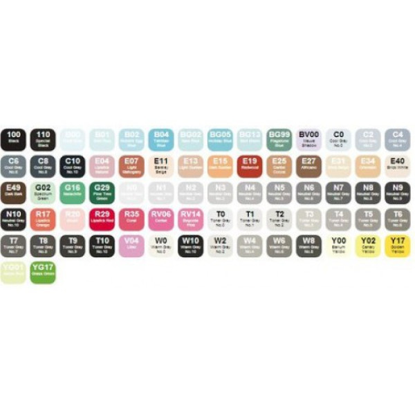 Набір маркерів COPIC CLASSIC Set 72 шт