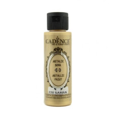 Акриловая краска с эффектом металлик Metallic Paint Cadence, 70 мл, Соломенный