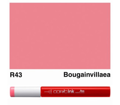 Заправка для маркерів COPIC Ink, R43 Bougainvillaea Бугенвілія, 12 мл