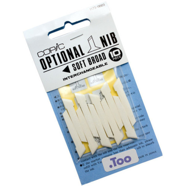 Перо для маркера Copic classic, Transotype Nibs Soft Broad (10 шт)