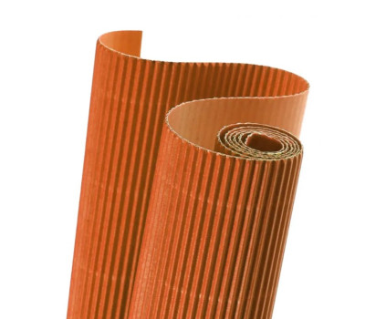 Картон гофрированный Folia Corrugated board E-Flute, 50x70 см, № 40 Orange Оранжевый