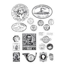 Натирка чорно-біла Cadence 25*35 см, R-315