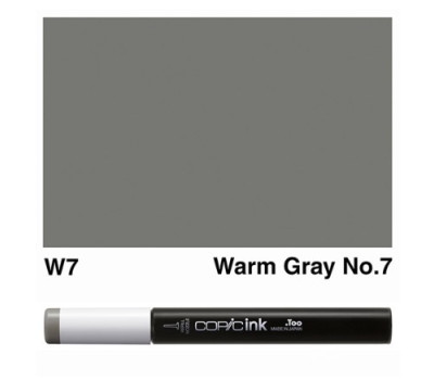 Заправка для маркеров COPIC Ink, W7 Warm gray Теплый серый, 12 мл