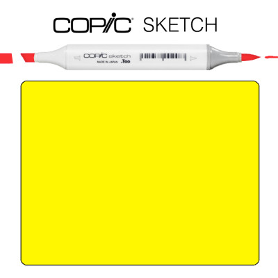 Маркер Copic Sketch Y-08 Acid yellow Насыщенный жёлтый