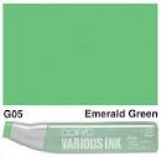 Чернила для заправки маркеров Copic Various Ink G-05 Emerald green Смарагдовый зеленый