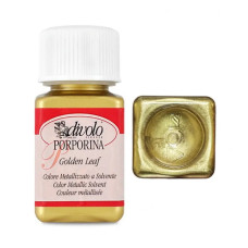 Рідка позолота Divolo Golden Leaf Porporine 75мл №001 Rich gold Насичено-золотий