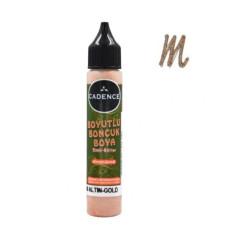 Контур глиттерный Cadence Glitter Color, Медь, 25 мл