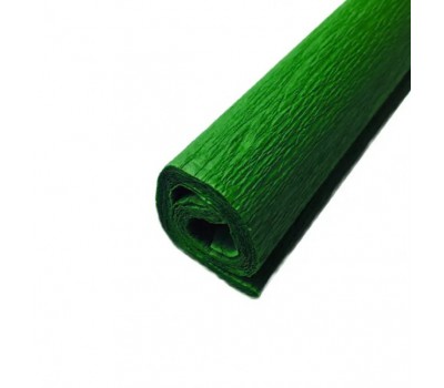 Крепон Folia Crepe paper 50x250 см, 32 г/м2, № 141 Moss green Тускло-зеленый