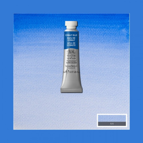 Фарба акварельна Winsor Professional Water Colour №178 Cobalt Blue (Кобальт синій) Sr №4 5 мл арт. 102178