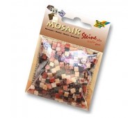 Мозаїка Folia мармурова Marbled 45 г/м2, 5x5 мм 700 шт №04 Brown Коричневий арт 62104