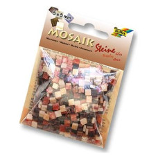Мозаїка Folia мармурова Marbled 45 г/м2, 5x5 мм 700 шт №04 Brown Коричневий арт 62104