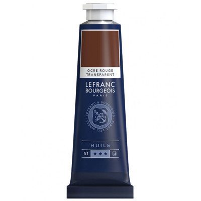 Фарба олійна Lefranc Fine 40 мл №769 Transparent Red Ochre Охра Червона