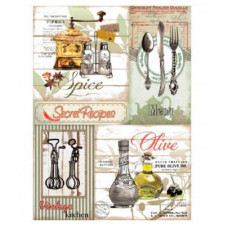 Декупажна карта на рисовому папері Cadenсe Rice Paper А4 Decoupage А4, №371