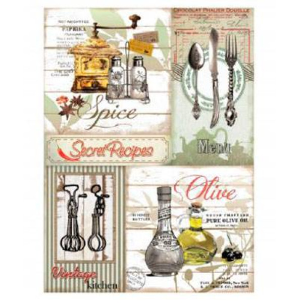 Декупажна карта на рисовому папері Cadenсe Rice Paper А4 Decoupage А4, №371