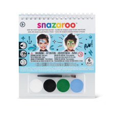 Фарби для гриму в наборі Snazaroo Boys, 4 фарби + 1 кисть