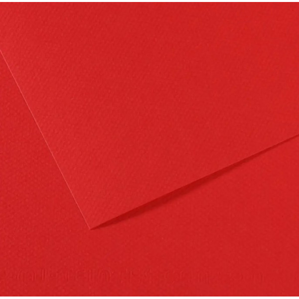 Бумага для пастели Canson Mi-Teintes, №505 Красный Red, 160 г/м2, 75x110 см