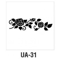 Трафарет Cadence UA Stensil, 10*25 см, UA-31