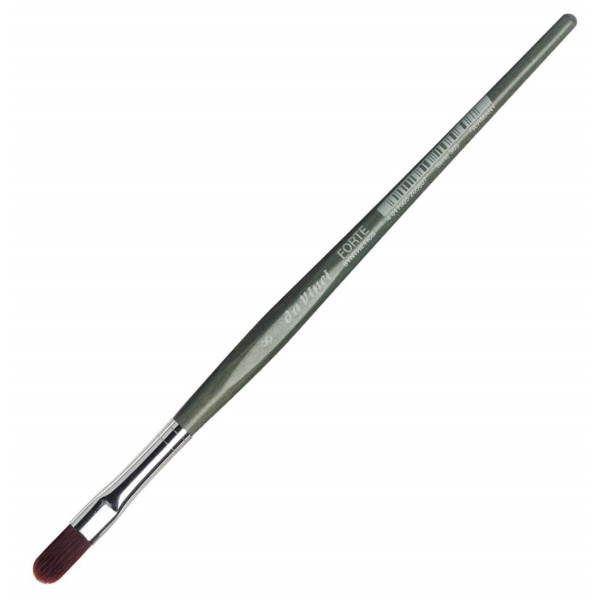 Пензель синтетика кругла daVinci серії 365, Forte oval red-brown synthetics (овальна), №8