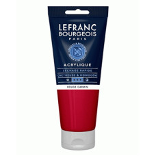 Акрилова фарба Lefranc Fine Acrylic Color 200мл, 366 Carmin red Кармін