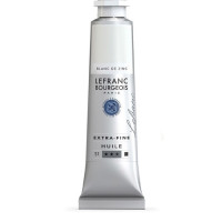 Масляная краска Lefranc Extra Fine 40 мл № 009 Zinc white Цинковые белила