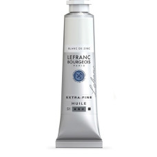 Олійна фарба Lefranc Extra Fine 40 мл № 009 Zinc white Цинкові білила