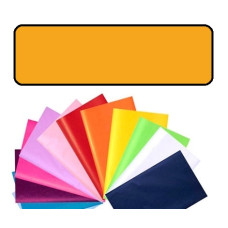 Папір обгортковий тишею однотонний Folia Tissue Paper 20 г/м2, 50x70 см, 13 аркушів, №18 Maize yellow Кукурудзяно-жовтий