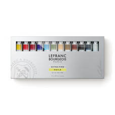 Набор масляных красок Lefranc Bourgeois Extre-Fine Oil Set, 12 шт, 20 мл