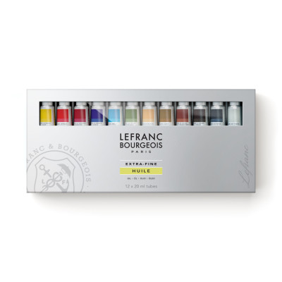 Набір масляних фарб Lefranc Bourgeois Extre-Fine Oil Set, 12 шт, 20 мл